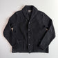 NWOT RRL Ralph Lauren (XL) 100% Cotton Dyed Black Cardigan Sweater