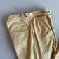 VNTG Polo Ralph Lauren (31x33) Pleated Side-Tab Brushed Cotton Twill Chino Pants