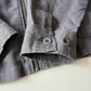 VNTG Polo Ralph Lauren (M) 100% Linen Slate Blue Hooded Jacket