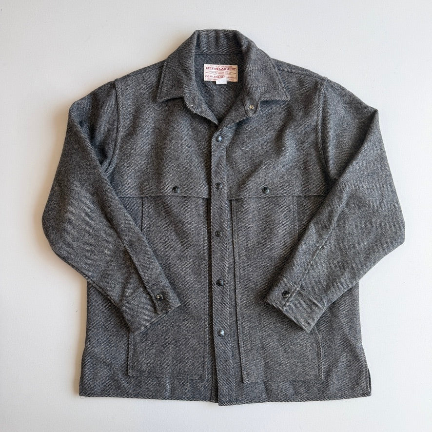 VNTG Filson (L) Style 95 Mackinaw Wool Gray Cape Coat