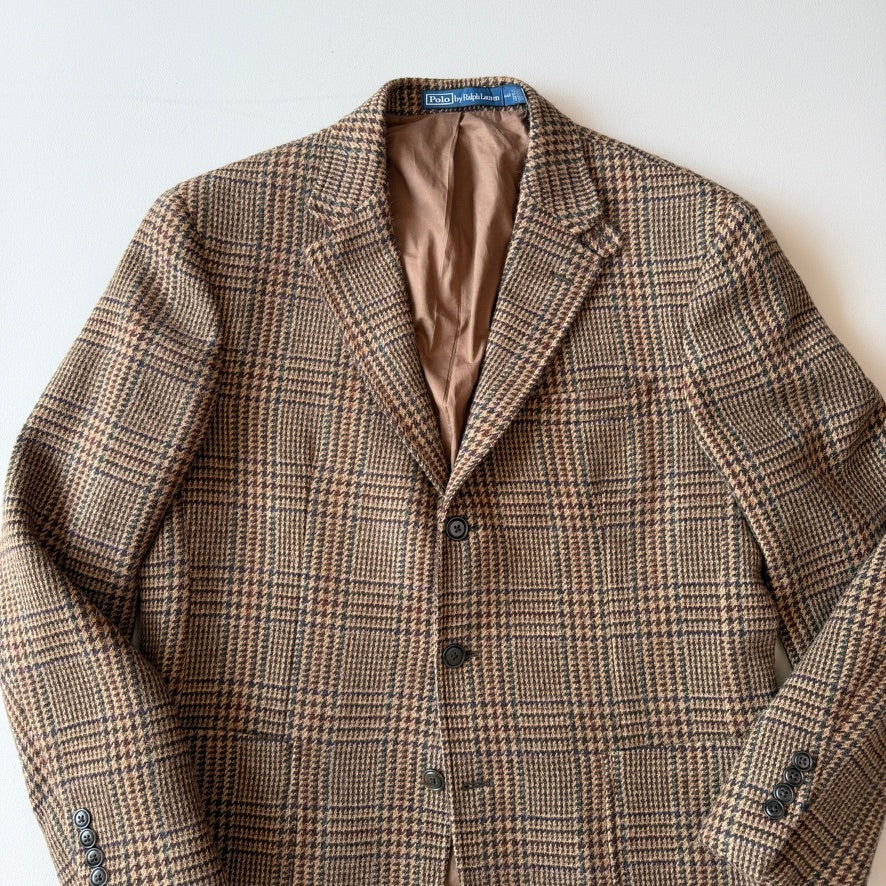 NWOT Polo Ralph Lauren (44R) Prince of Wales Wool Tweed Sport Coat