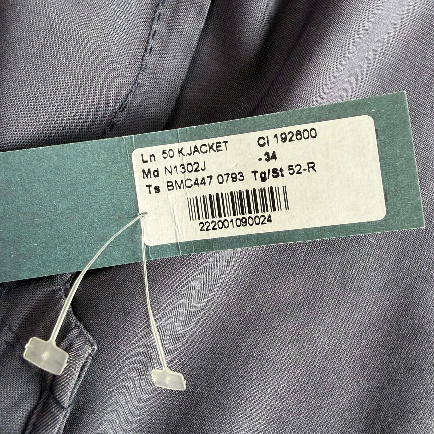 Boglioli (52 IT) Wool Hopsack Unstructured Slate Blue K Jacket