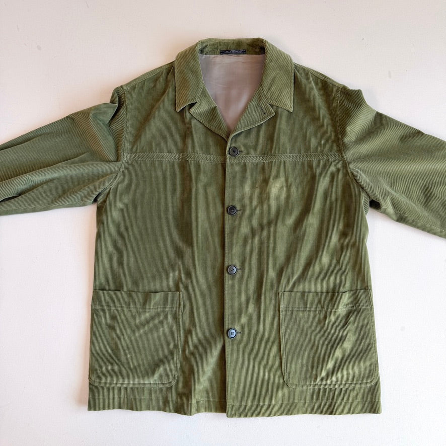 Ermenegildo Zegna (52) Green Cotton/CashmereCorduroy Sport Coat