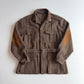 VNTG Polo Ralph Lauren (XL) Norfolk Wool Tweed Belted Melange Jacket Coat