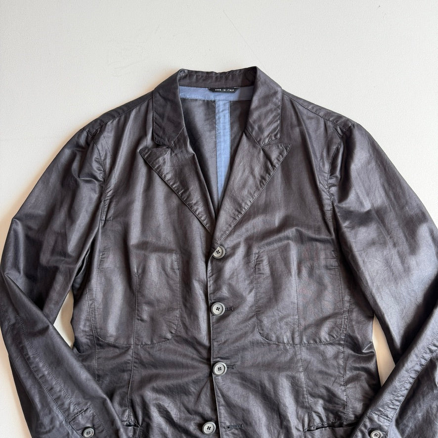 Giorgio Armani (50IT) Cotton/Silk Chintz Gloss Finish 4-Button Sport Coat