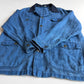 VNTG Polo Ralph Lauren (L) 100% Linen "bleu de travail" Indigo Chore Workwear Coat