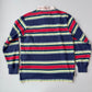 VNTG Polo Ralph Lauren (M) Y2K Striped Cotton Rugby Shirt