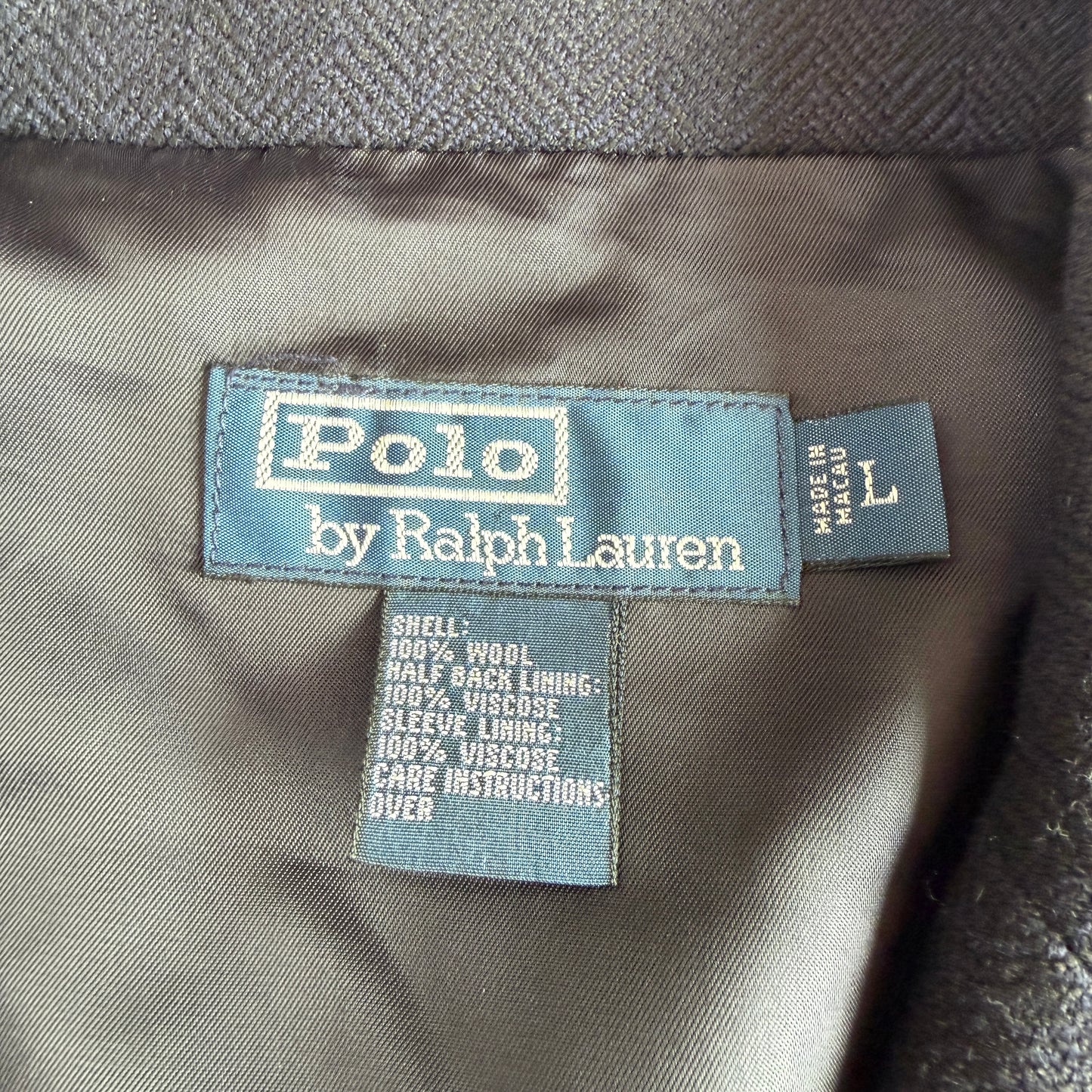Polo Ralph Lauren (L / 42L) 100% Wool Soft Shoulder Patch Pocket Sports Coat
