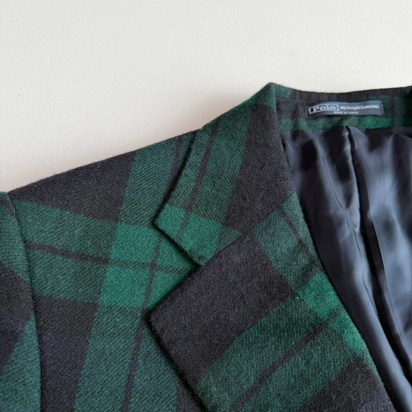 Polo Ralph Lauren (44L) Black Watch Cashmere/Wool Flannel Sport Coat