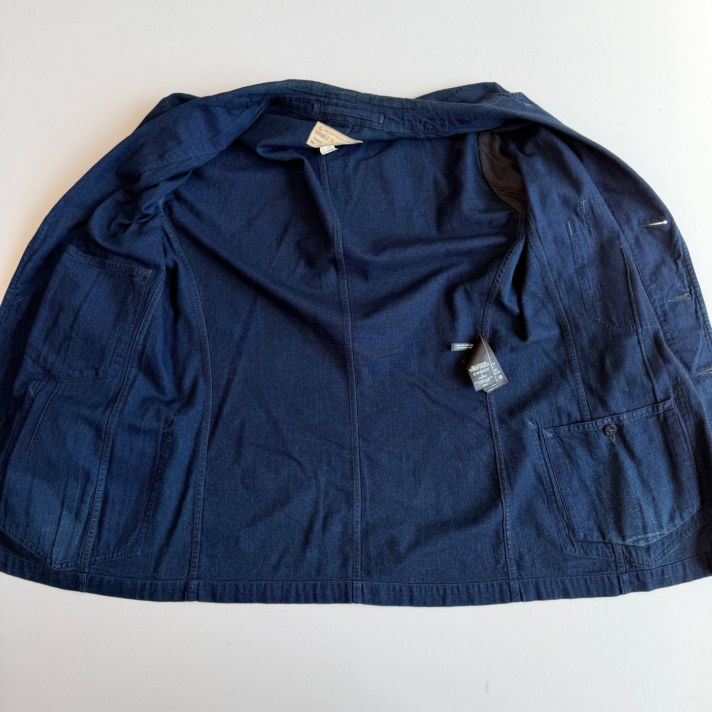 RRL Ralph Lauren (M) Indigo Dyed Cotton Naval Sport Chore Coat