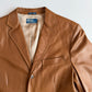 Polo Ralph Lauren (M) Glove Soft Cognac Brown Leather Sport Coat