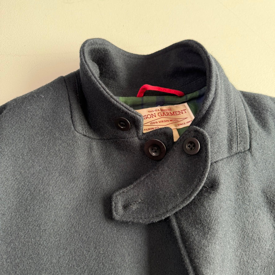 Filson (XL) Half-Norfolk Wool Cotton Lined Blue Sport Coat