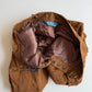 Polo Ralph Lauren (32x30) Suede Leather Cargo Motorcycle Tawny Brown Pants