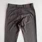 Ermenegildo Zegna (35/34x33 Slim) 100% Oxblood Brown Casual Wool Pants