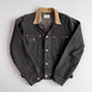 VNTG Polo Ralph Lauren (M) Charcoal Gray Denim Western Trucker Jacket