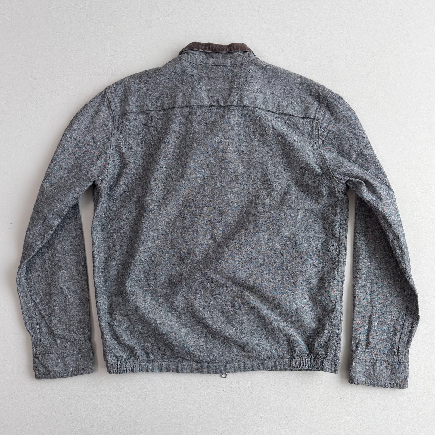 Golden Bear (L) Linen/Cotton Slub/Flecked Corduroy Collar Jacket