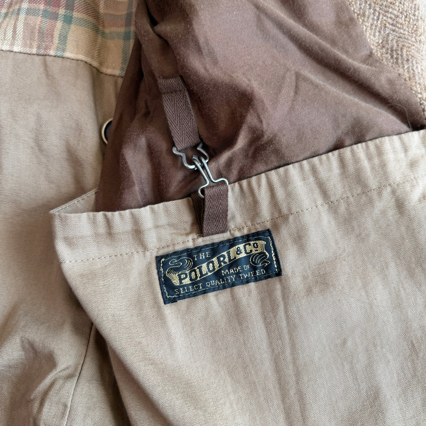 NWT Polo Ralph Lauren (42R) Half-Norfolk Tweed Wool Suede Trim Sport Coat
