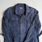 Polo Ralph Lauren (L) Blue Suede Leather Safari Belted Jacket Coat
