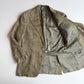 Polo Ralph Lauren (42R) Olive Green 100% Flax Tweed Herringbone Sport Coat