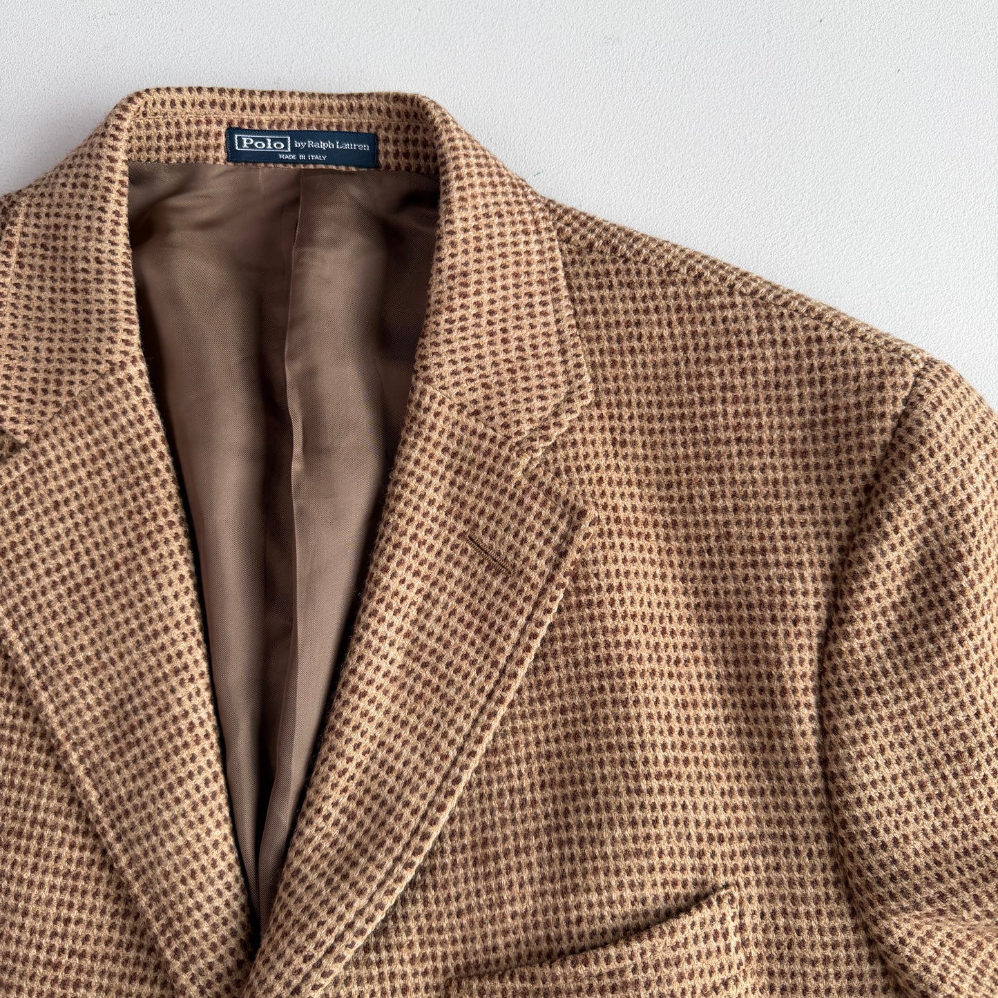 VNTG Polo Ralph Lauren (44L) Barleycorn Tweed Wool Sport Coat