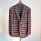 Polo Ralph Lauren (40R) Plum Wool Angora Plaid Tartan Bradford Sports Coat