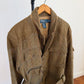 Polo Ralph Lauren (42L) Wool Tweed Olive Overcheck Field Belted Sport Jacket Coat