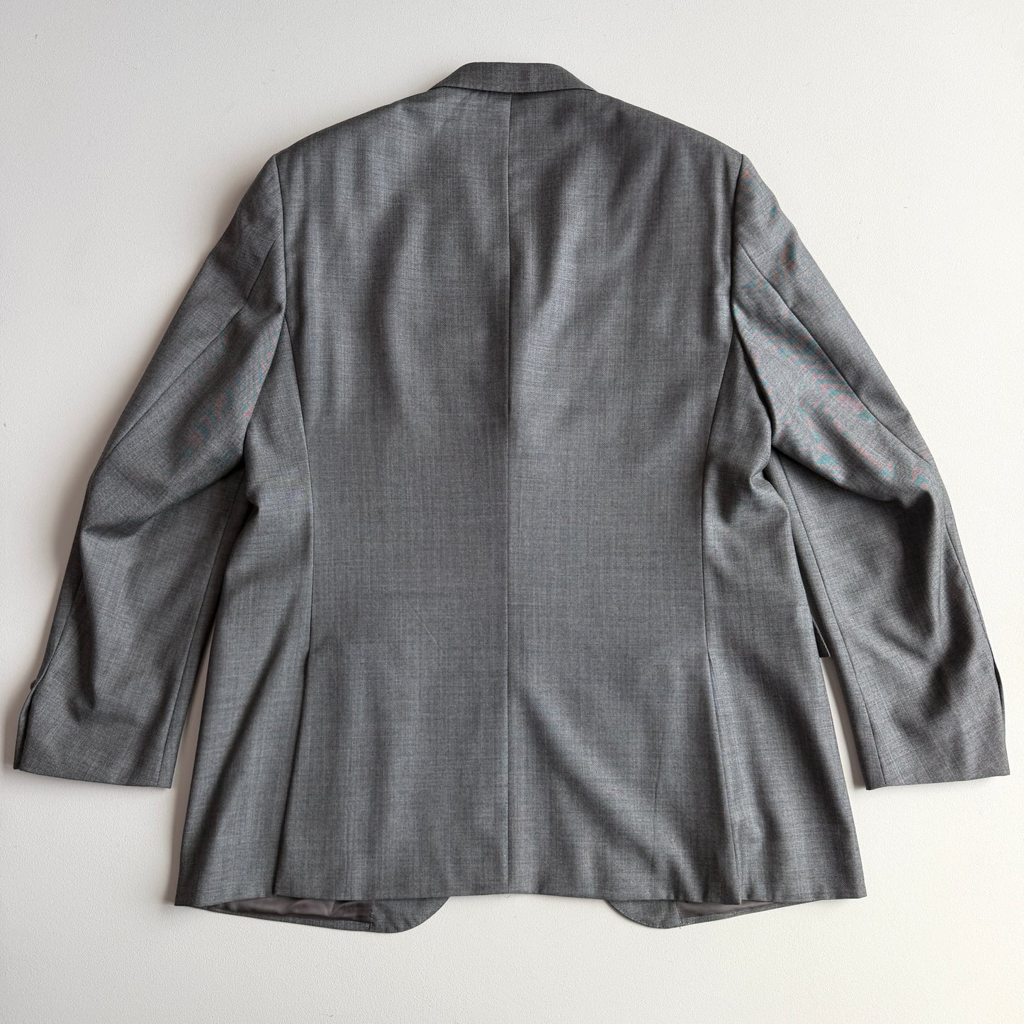 Polo Ralph Lauren (44L, 34x34) 2000s 3-Button Gray Pleated Suit