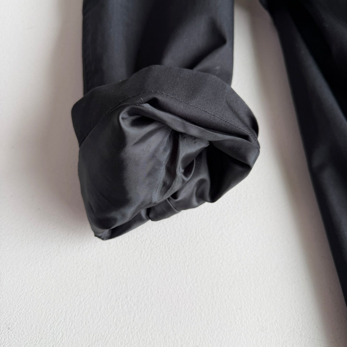 Burberry Brit (XL) 100% Cotton Twill Black Trench Coat