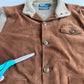 Polo Ralph Lauren (XL) Suede Alpaca/Wool Button Cardigan Sweater