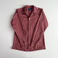 Drake's London (S) Maroon Cotton/Cashmere Chore Work Overshirt