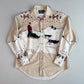 VNTG Polo Ralph Lauren (M) Arctic Sled Dog Flannel Cotton Shirt