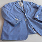 J.Press (44L) Sky Blue Chambray 3/2 Roll Lightly Structured Sport Coat