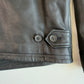 Polo Ralph Lauren (L) Black Glove Soft Leather Plaid Lined Jacket
