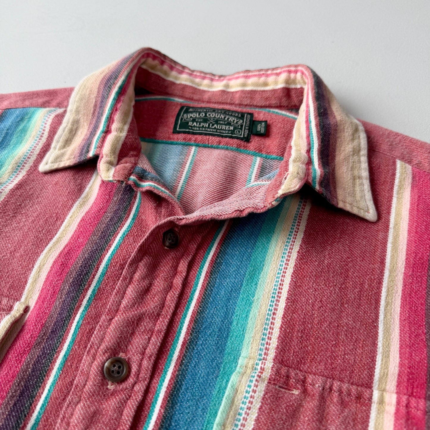 VNTG Ralph Lauren Polo Country (L) Southwest Blanket Cotton Shirt