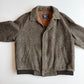 VNTG Burberry (46R) Tweed Wool Raglan Sleeve Brown Jacket