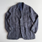 Polo Ralph Lauren (46 /46L) Half-Norfolk 100% Linen Slate Blue Sport Coat