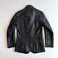 Giorgio Armani (48IT /38R) Lamb Shearling Leather Black Button Coat