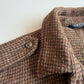 VNTG Polo Ralph Lauren (XL) Norfolk Wool Tweed Belted Melange Jacket Coat