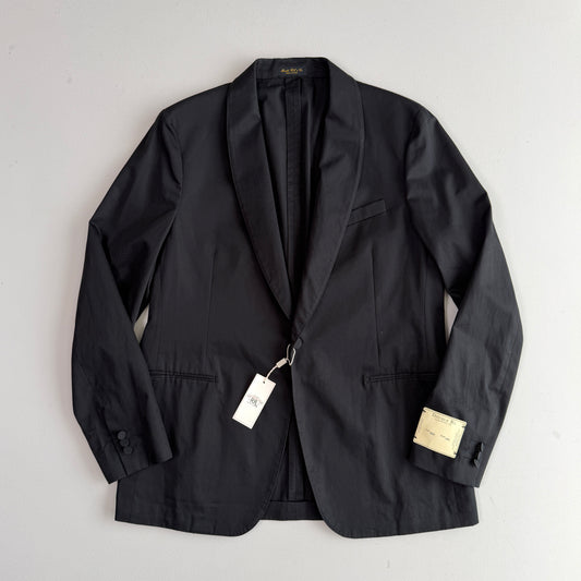 NWT RRL Ralph Lauren (44L) Tuxedo Western Cotton/Linen Black Jacket