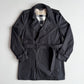 Burberry Brit (XL) 100% Cotton Twill Black Trench Coat