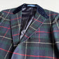 Polo Ralph Lauren (44L) Tartan Velvet Collar Moon Woven Tweed Wool Sport Coat