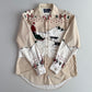 VNTG Polo Ralph Lauren (M) Arctic Sled Dog Flannel Cotton Shirt