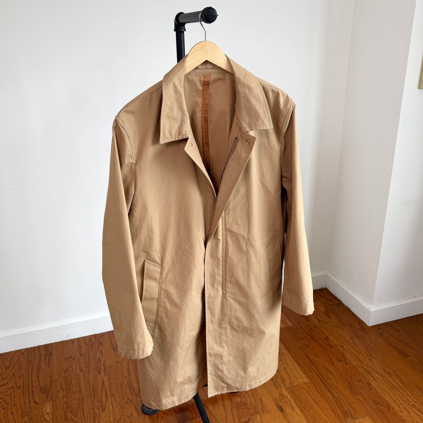 Private White VC (6 /XL) Jack's Mac Ventile Cotton Khaki Rain Coat