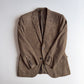 Ralph Lauren Purple Label (40R) Wool Flannel Glen Plaid Brown Sports Coat