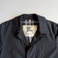 Burberry (48IT / M) Black 100% Cotton Gabardine Twill Car Coat