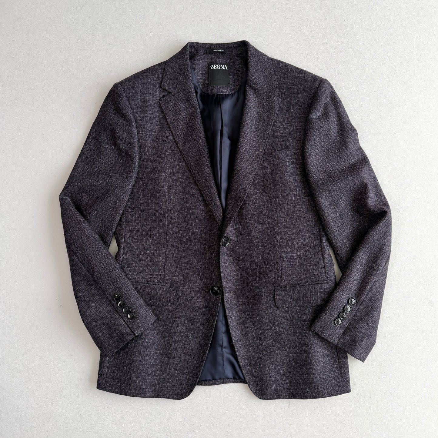 Zegna (48S/C - 38S) Soft-Plum 100% Wool Lightly Structured Sports Coat