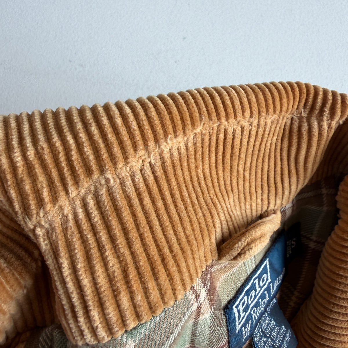 Polo Ralph Lauren (S) Norfolk Corduroy Belted Tan Coat Jacket