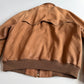 VNTG Polo Ralph Lauren (L / XL) Faded Raglan Leather Brown Jacket