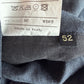Canali (52 / L) Half-Norfolk 100% Linen Slate Blue Unstructured Sport Coat