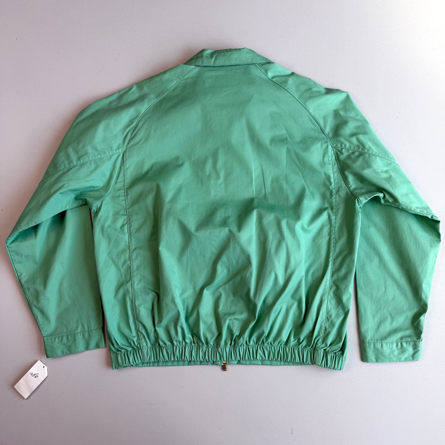 NWT Ralph Lauren Polo Golf (L) Turquoise Green 100% Cotton Raglan Jacket